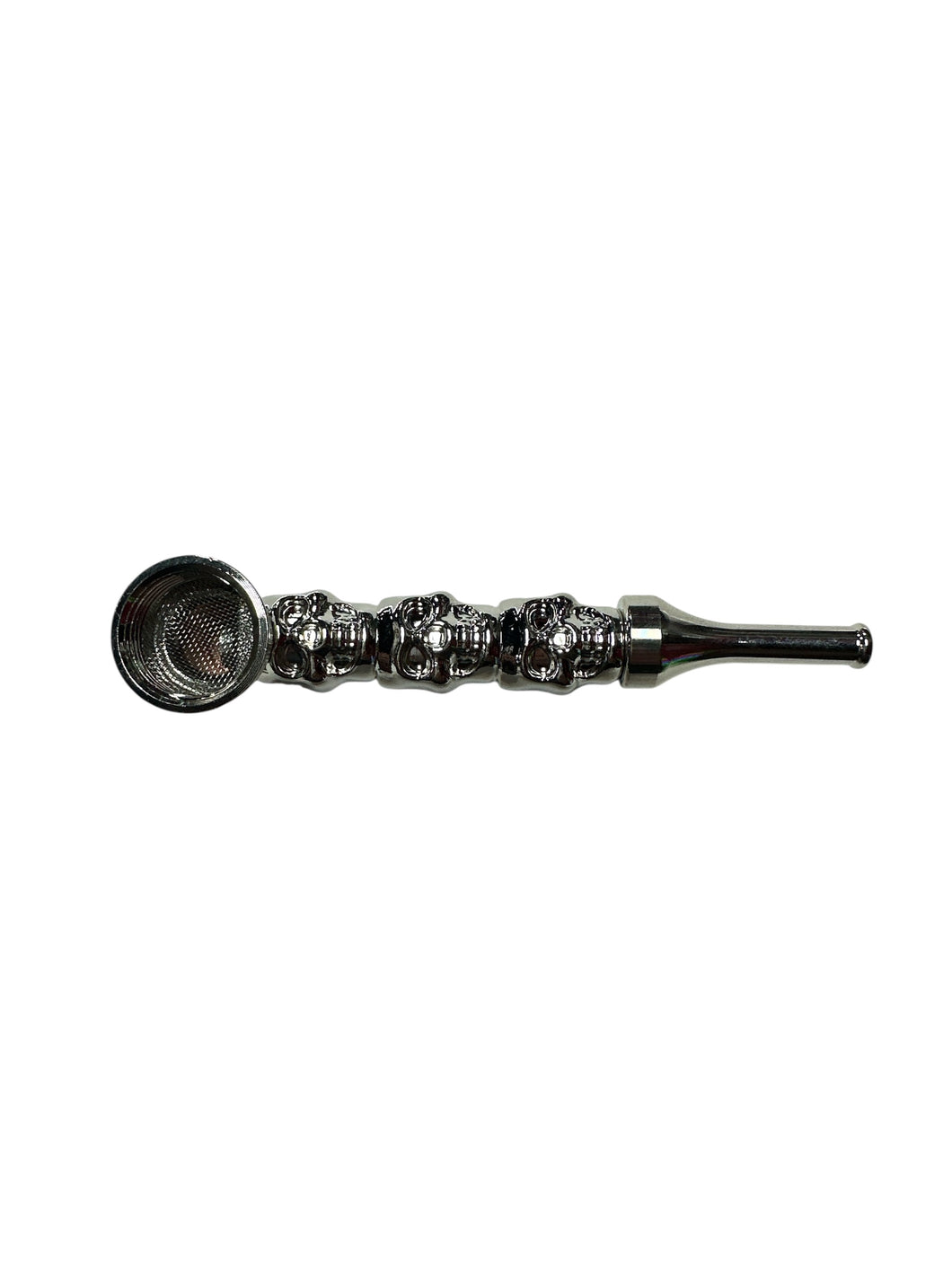 Mini metal pipe skull style