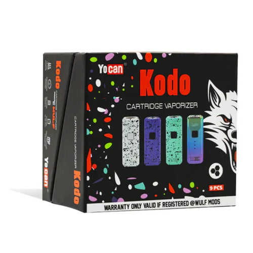 Yocan Kado By Wulf 400mAh Cartridge Vaporizer Assorted Colors 9ct Display Box - Premium  from O&Z WHOLESALE - Just $65.99! Shop now at O&Z WHOLESALE